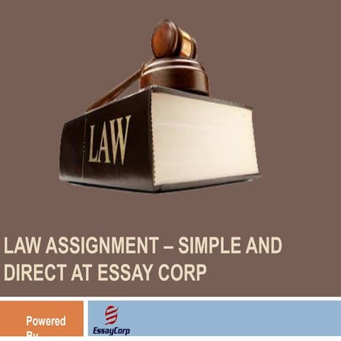 How to Structure a Perfect Law Assignment | PDF