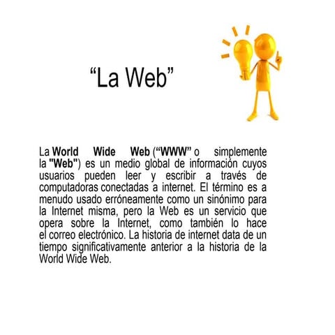 Que es la web? | PPTX
