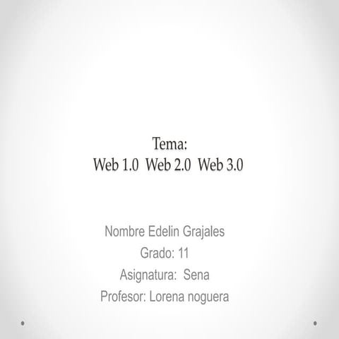 WEB 1.pptx.... TRABAJO DE LA WEB........ | PPTX