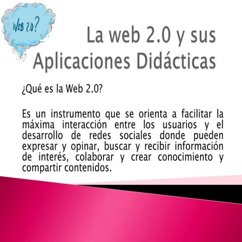 La web 2.0