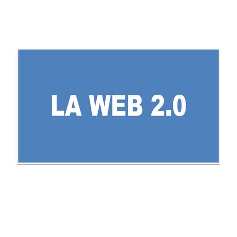 Diapositivas herramientas web 2.0 | PPTX