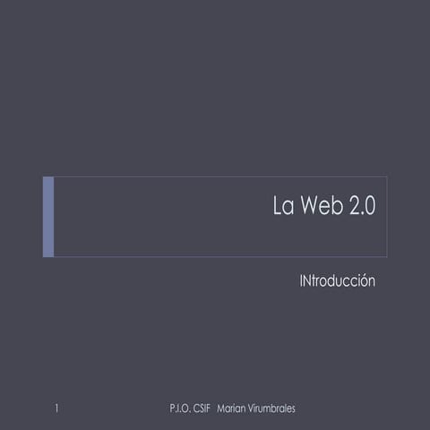 La web 2.0