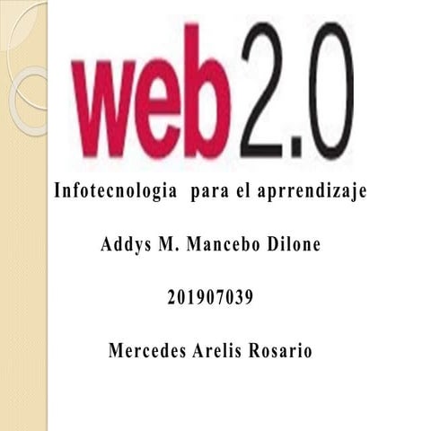 La web 2.0 trabajo final
