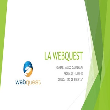 La webquest