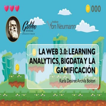La web y gamificacion