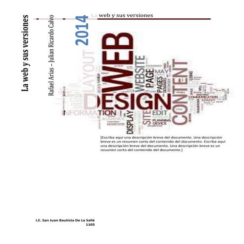 La web y sus versione1