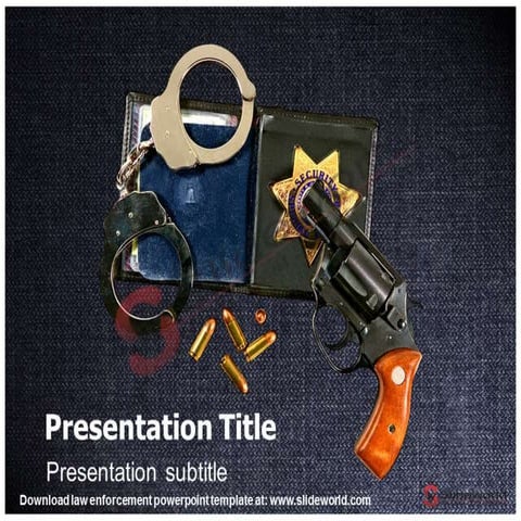 law enforcement powerpoint template - Slide World | PPTX