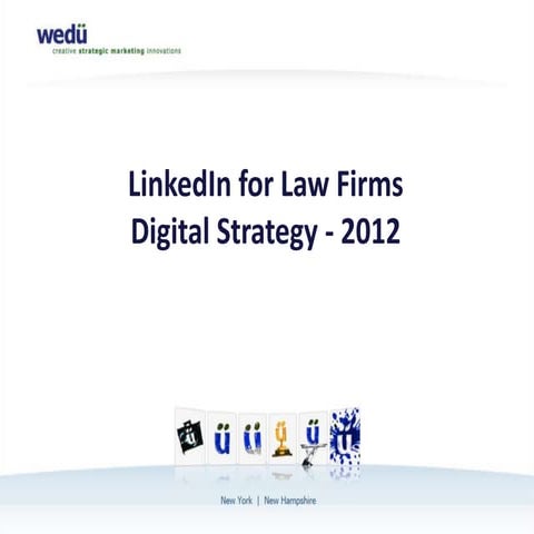 Law firms and linked in 2012