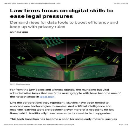 Law firms focus on digital skills to ease legal pressures