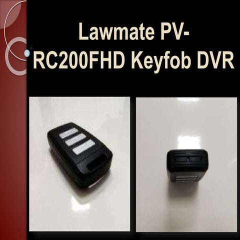 Lawmate pv rc200 fhd keyfob dvr