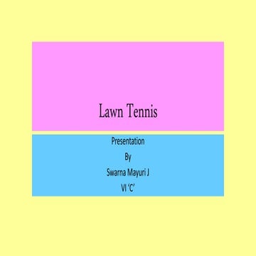 Lawn Tennis 