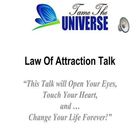 Introduction to the Law of Attraction By Mr. Sunil Chhaya