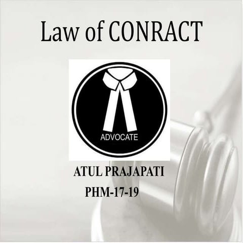Law of contract