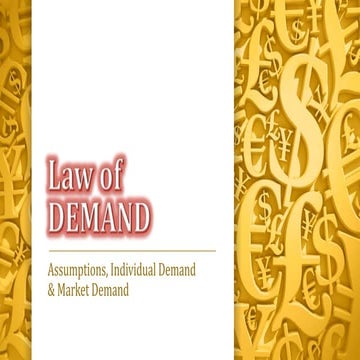 Law of demand