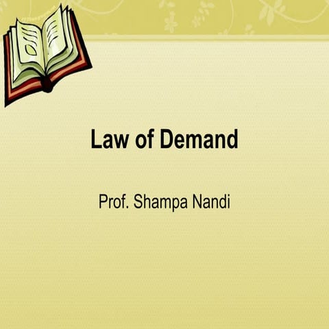 Law of demand 