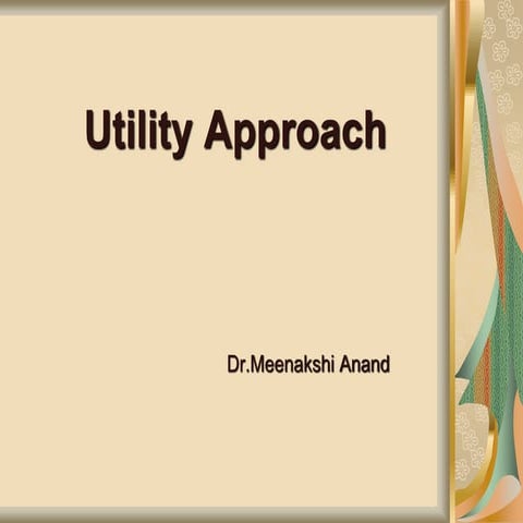 Law of diminishing marginal  utility