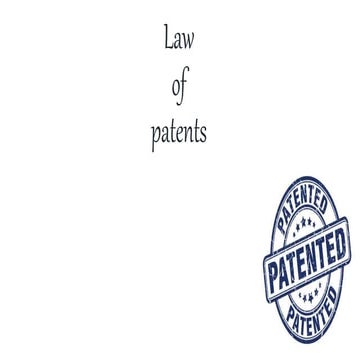 india in in lawofpatents-211112120740.pptx