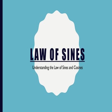 Law of sines.pptx Math Law of sines.pptx