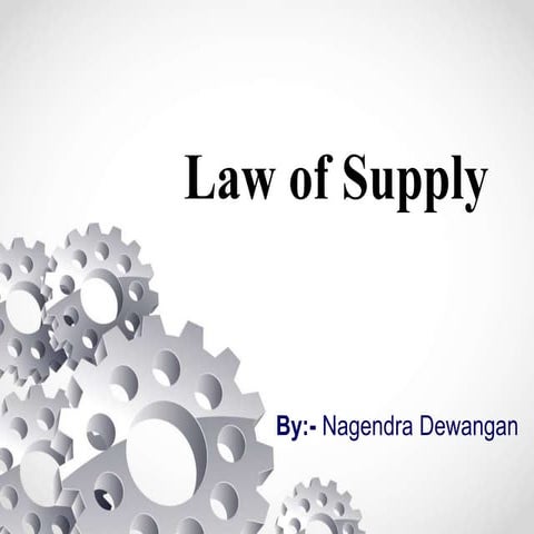Law of supply