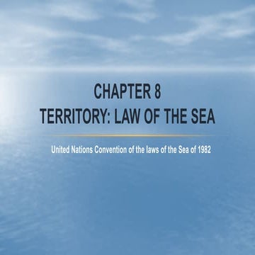Chapter 8 Territorial Sea under United Nation Convention on the Law of the Sea
