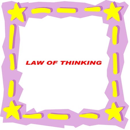 Law of thinking