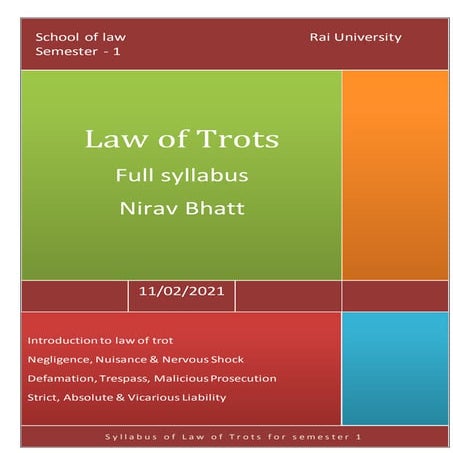 Law of trots