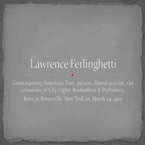 Lawrence ferlinghetti