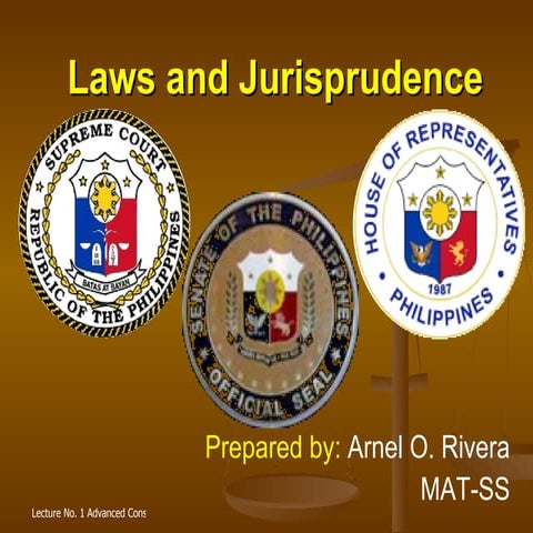 Laws and jurispudence