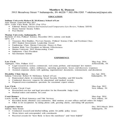 Douglas M Stringer Resume | DOC