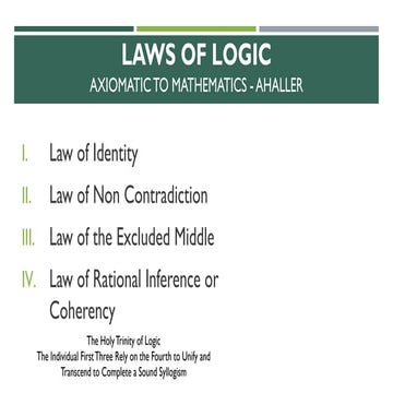 Laws of logic | PPT