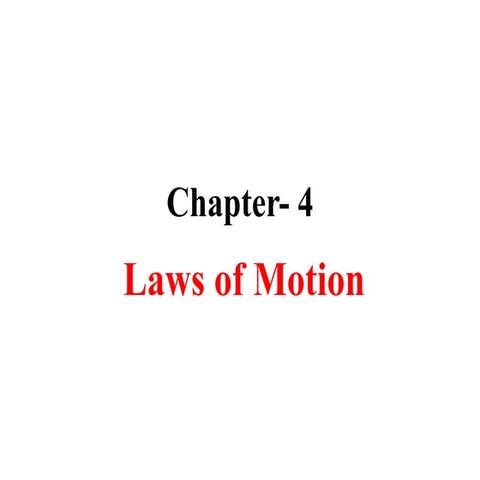 Laws of Motion