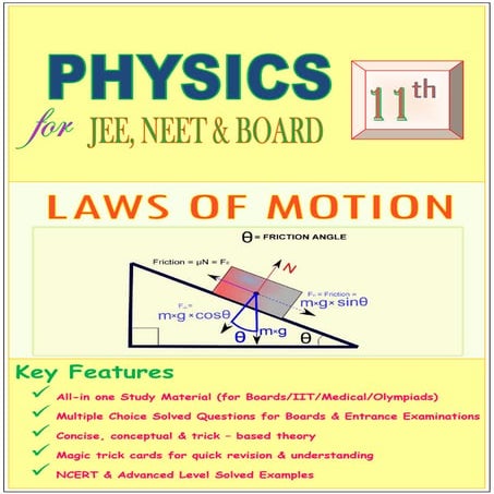NCERT- Solutions Laws of motion class 11 pdf