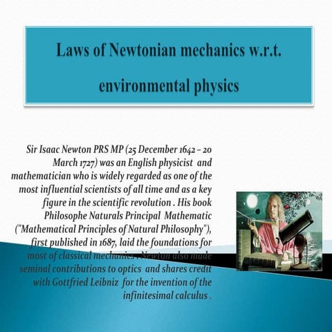 3 newton law of motion-Laws of Newtonian mechanics 