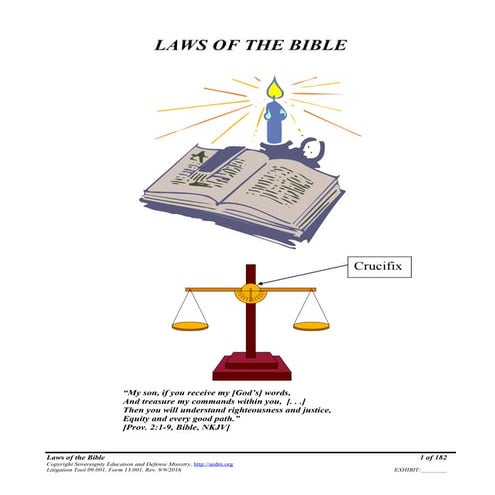 Laws of the Bible, Form #13.001