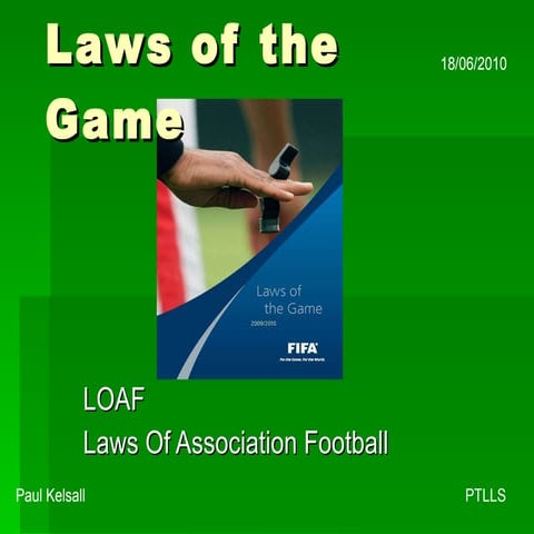 Laws of the game 