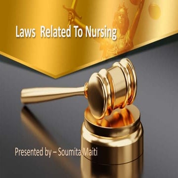 Laws related to nursing .pptx