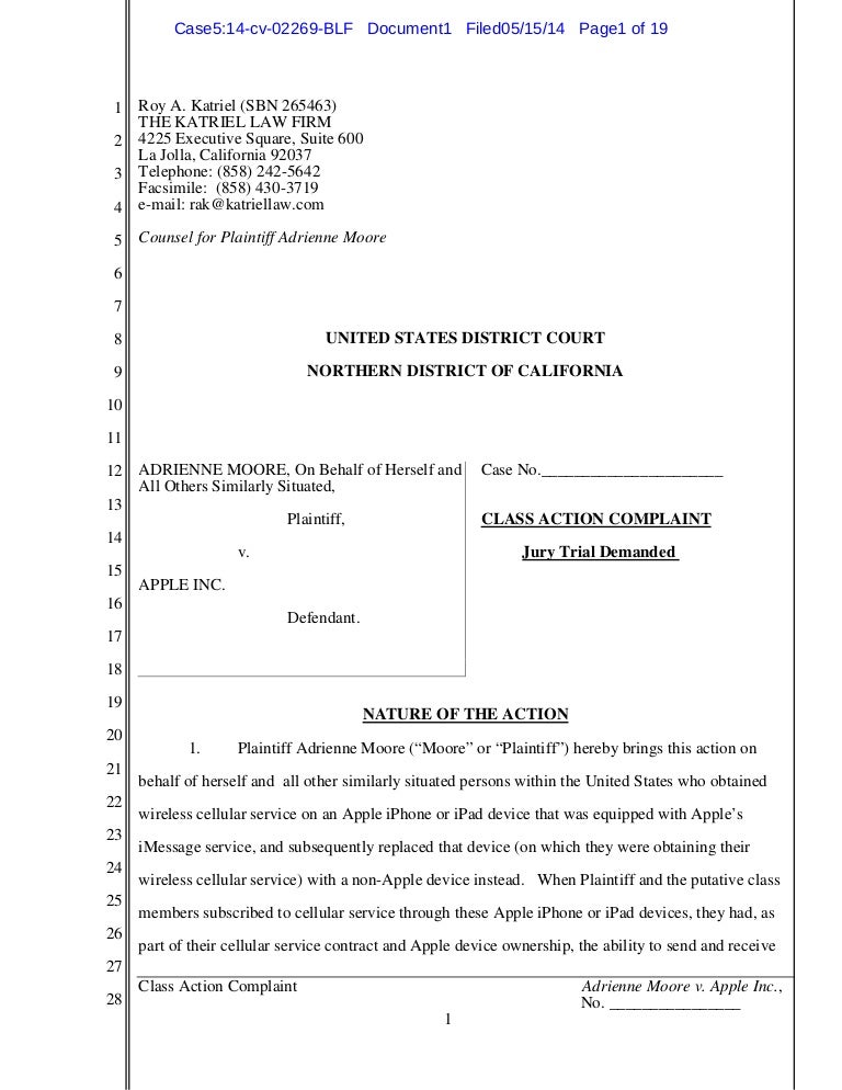 Apple iMessage Lawsuit