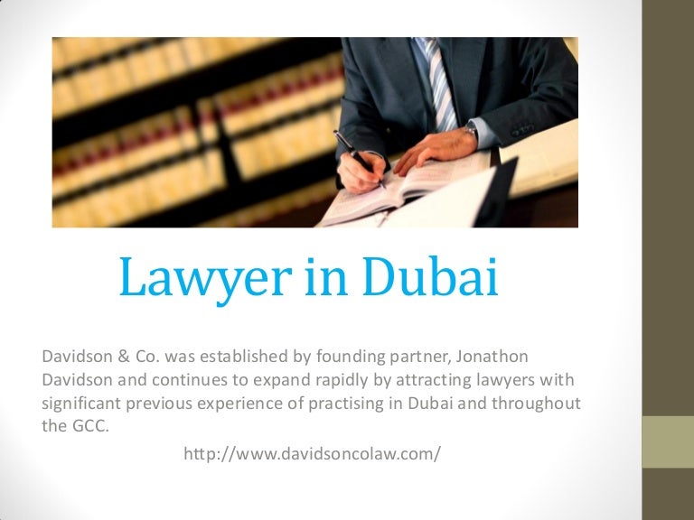 Lawyer in dubai