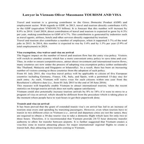 Report of tour operator | DOCX