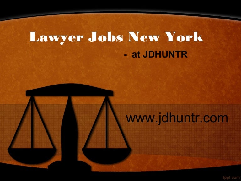 Lawyer Jobs New York at JDhuntr