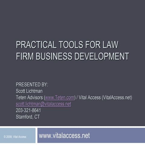 Practical Law Firm Business Development