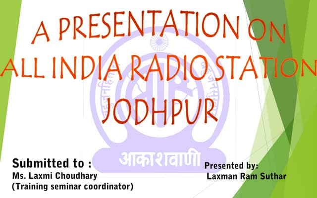 Laxman radio PPT