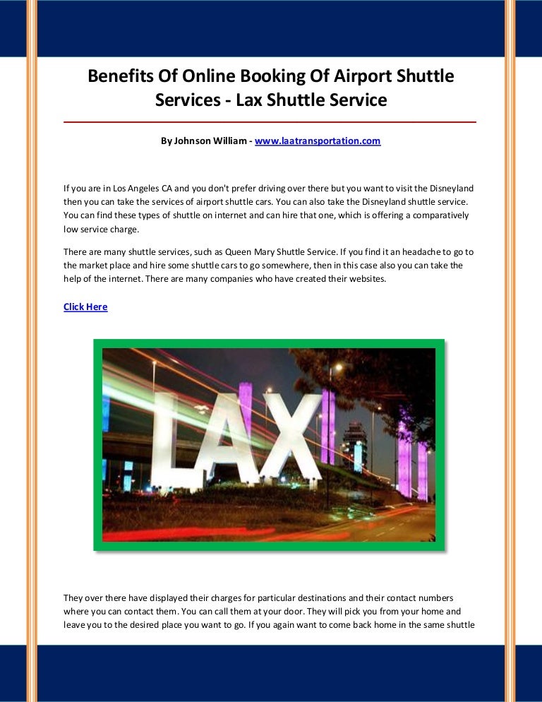 Lax shuttle service