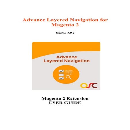 Layered navigation magento 2-extension