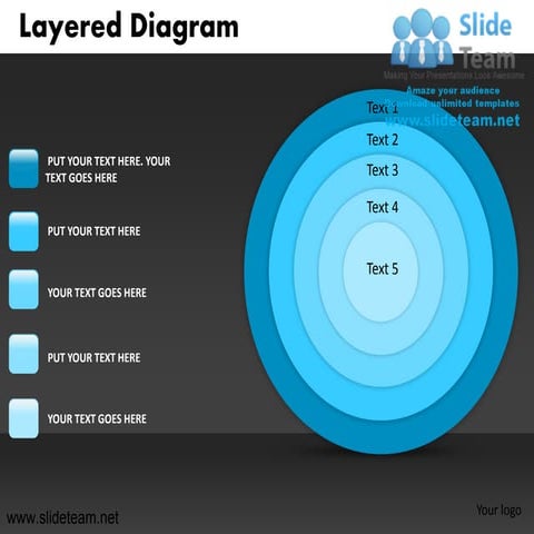 Layered diagram powerpoint presentation slides.
