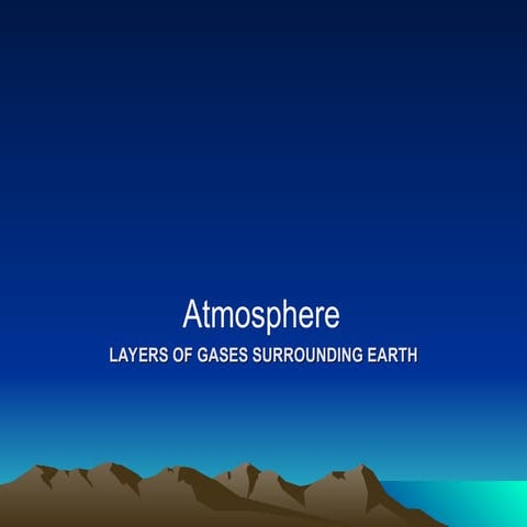 Layers of Atmosphere Slides for Earth Environmental.ppt