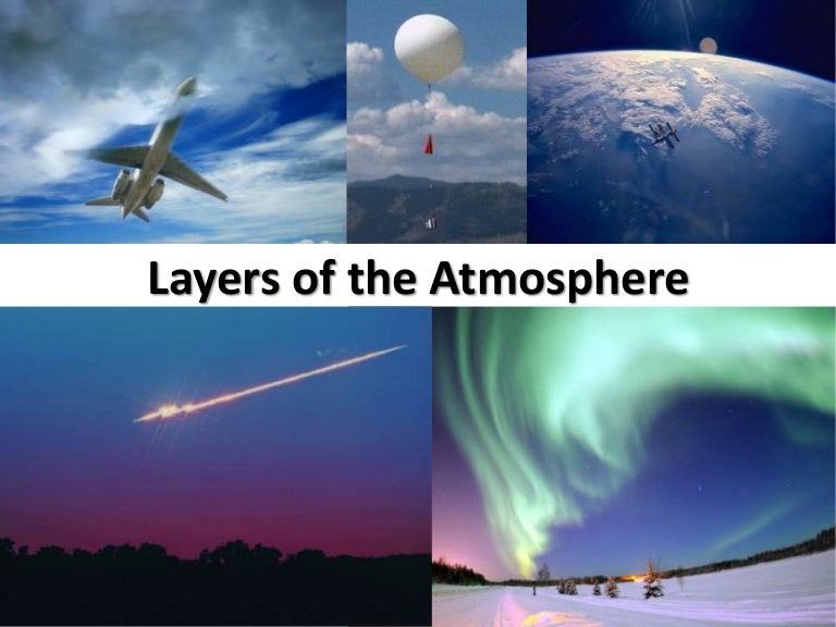 Layers of the atmosphere