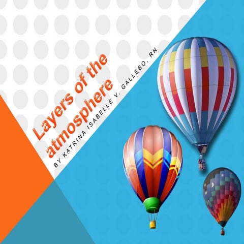 Layers of the atmosphere