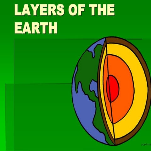Layers of the earth