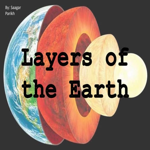 Layers of the earth